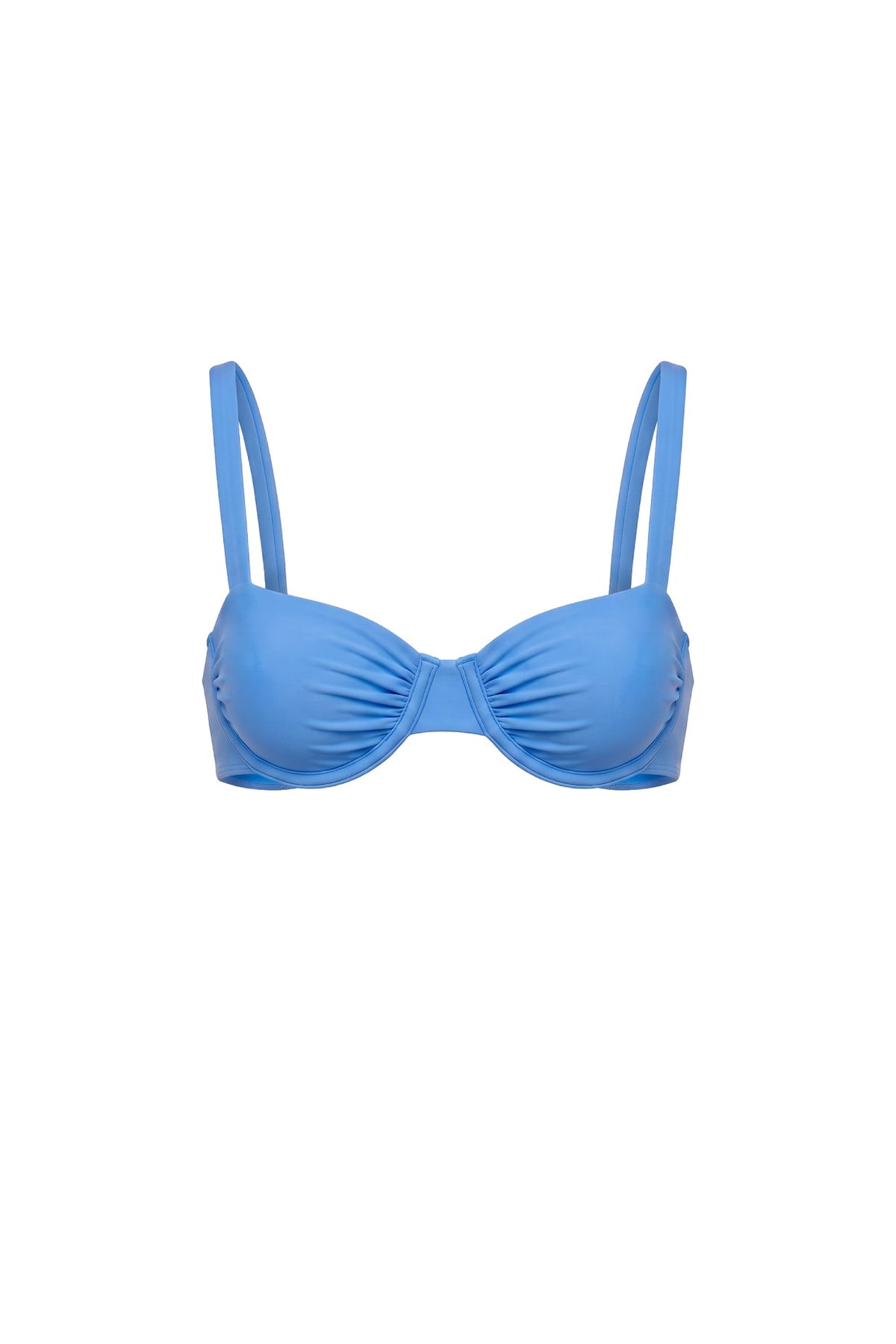 Underwire Ruched Bikini Top